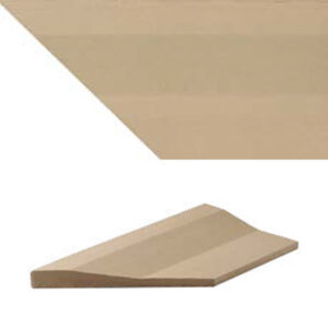 Placas Cerâmicas | Linha Gressit | Placa Canto 45º Direito