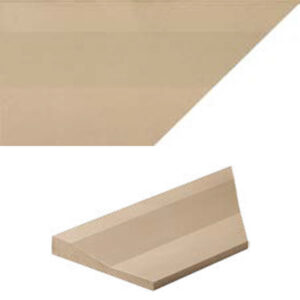 Placas Cerâmicas | Linha Gressit | Placa Canto 45º Esquerdo