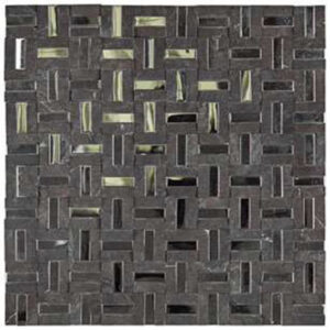 Mármore | MR48 | Nero Marquina | Aço Inox Bruto | Matte