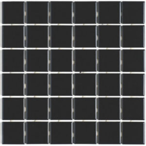 Pastilhas de Porcelana | Quadrado | Preto B | 5x5cm