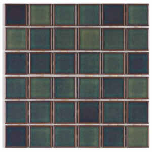 Pastilhas de Porcelana | Quadrado | Jade | 5x5cm