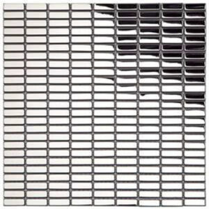 Metal com Inox | AX09 | Espelhado | 29,8x28,6